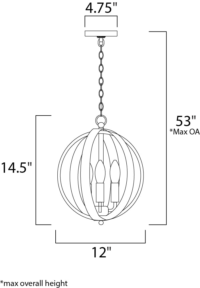 Maxim Provident 10030OI Chandelier Light - Oil Rubbed Bronze