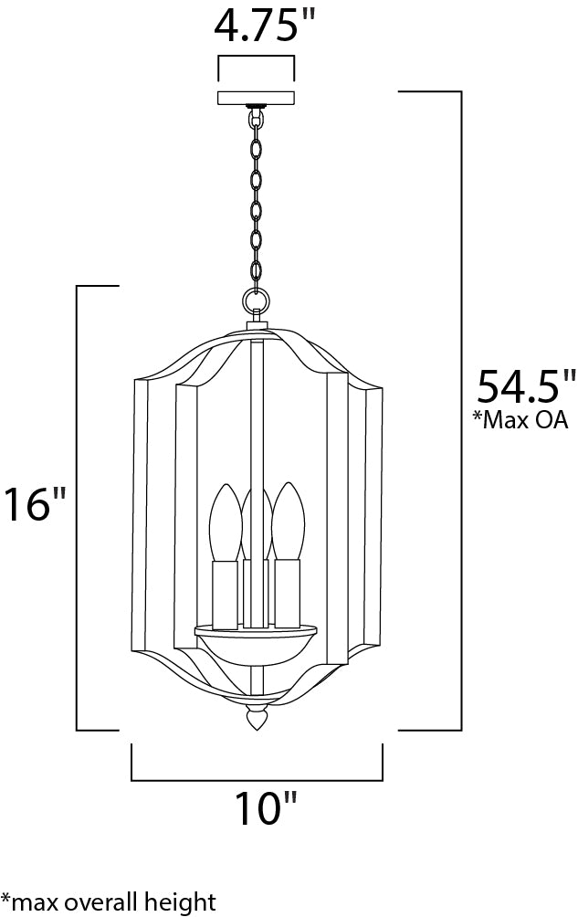 Maxim Provident 10035OI Pendant Light - Oil Rubbed Bronze