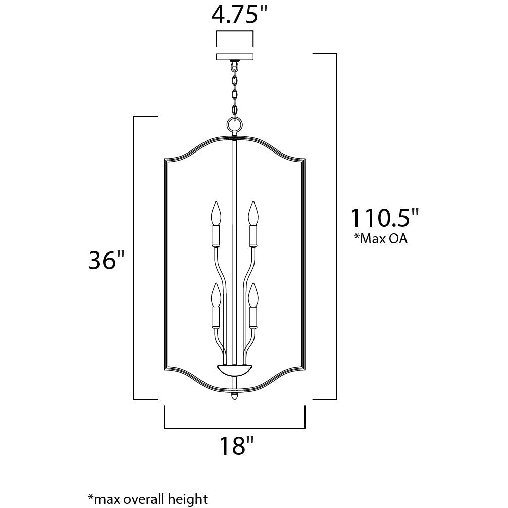 Maxim Provident 10038SN Pendant Light - Satin Nickel