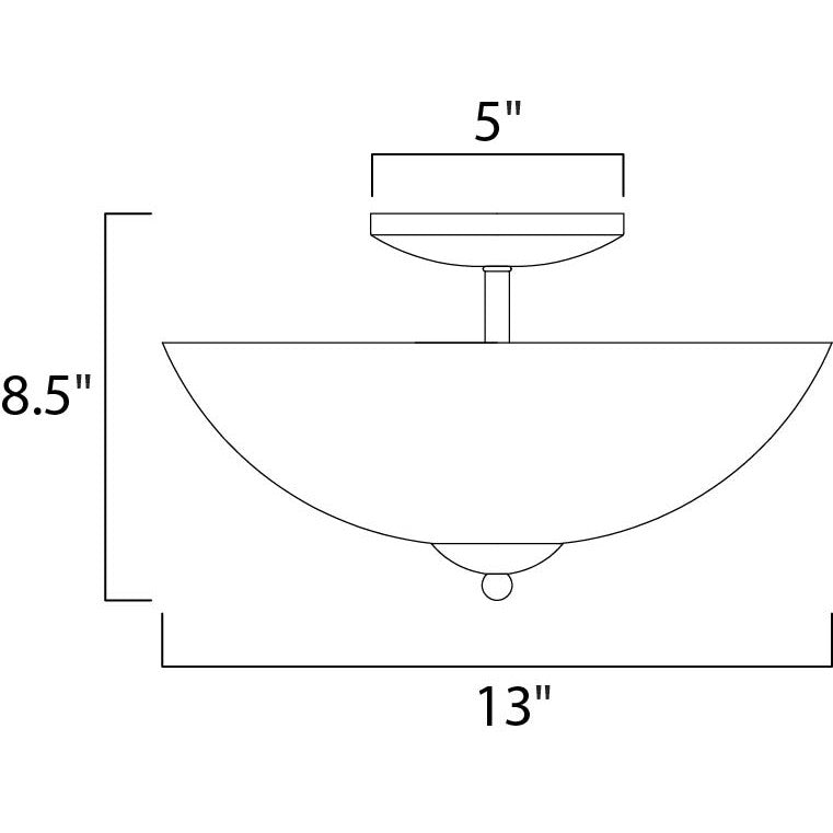 Maxim Logan 10042FTSN Ceiling Light - Satin Nickel