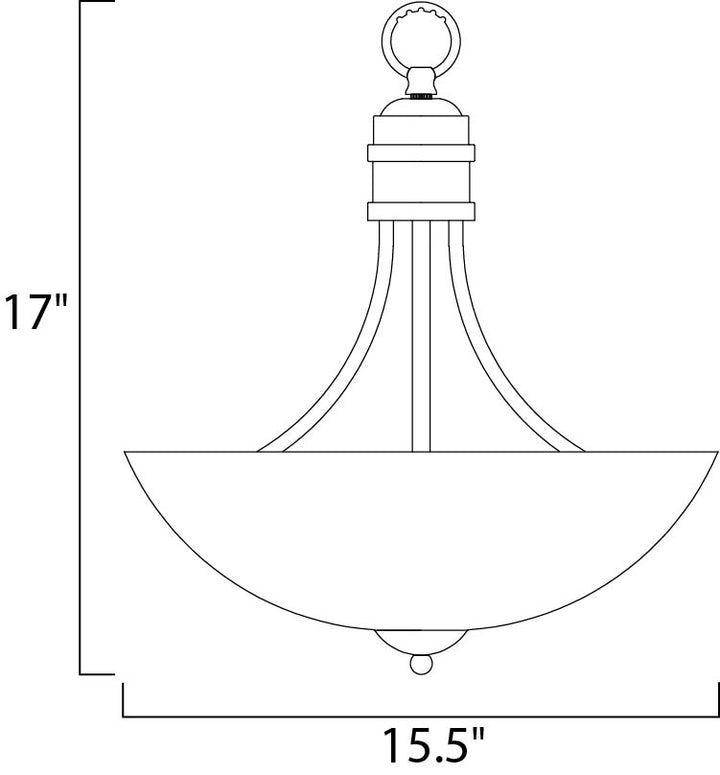 Maxim Logan 10044FTOI Pendant Light - Oil Rubbed Bronze