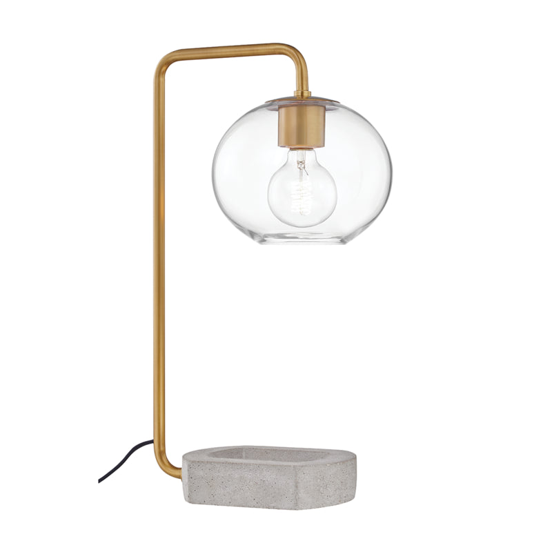 Mitzi Lighting HL280201-AGB Margot Lamp Aged Brass