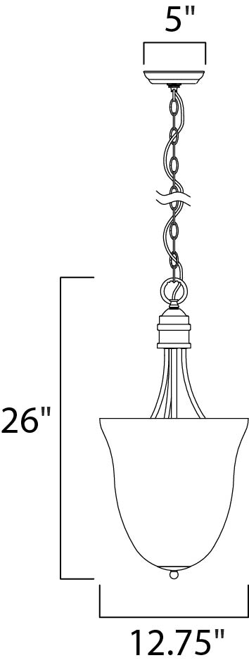 Maxim Logan 10048FTOI Pendant Light - Oil Rubbed Bronze