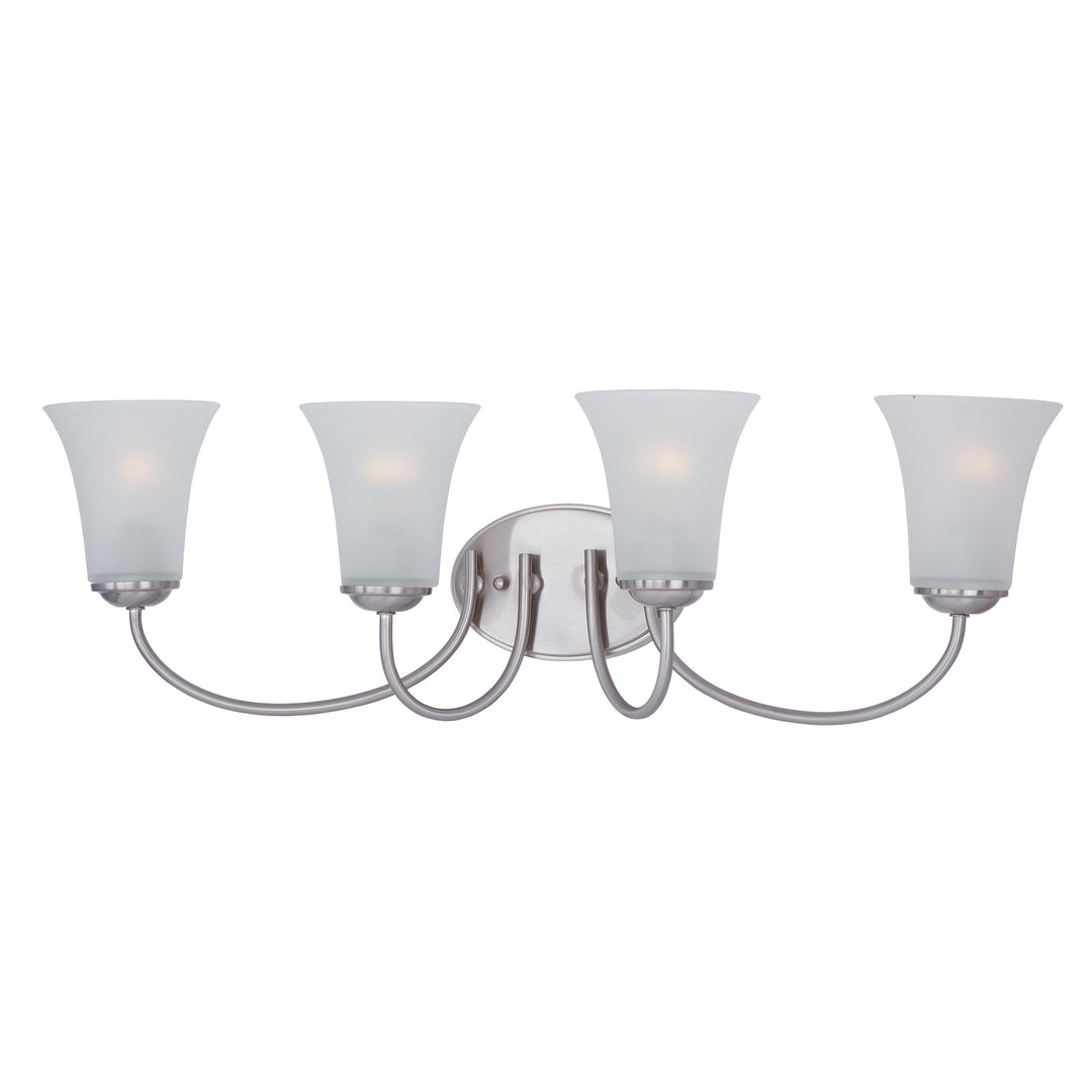 Maxim Logan 10054FTSN Bath Vanity Light 28 in. wide - Satin Nickel