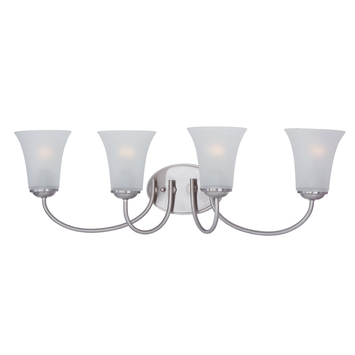 Maxim Logan 10054FTSN Bath Vanity Light 28 in. wide - Satin Nickel
