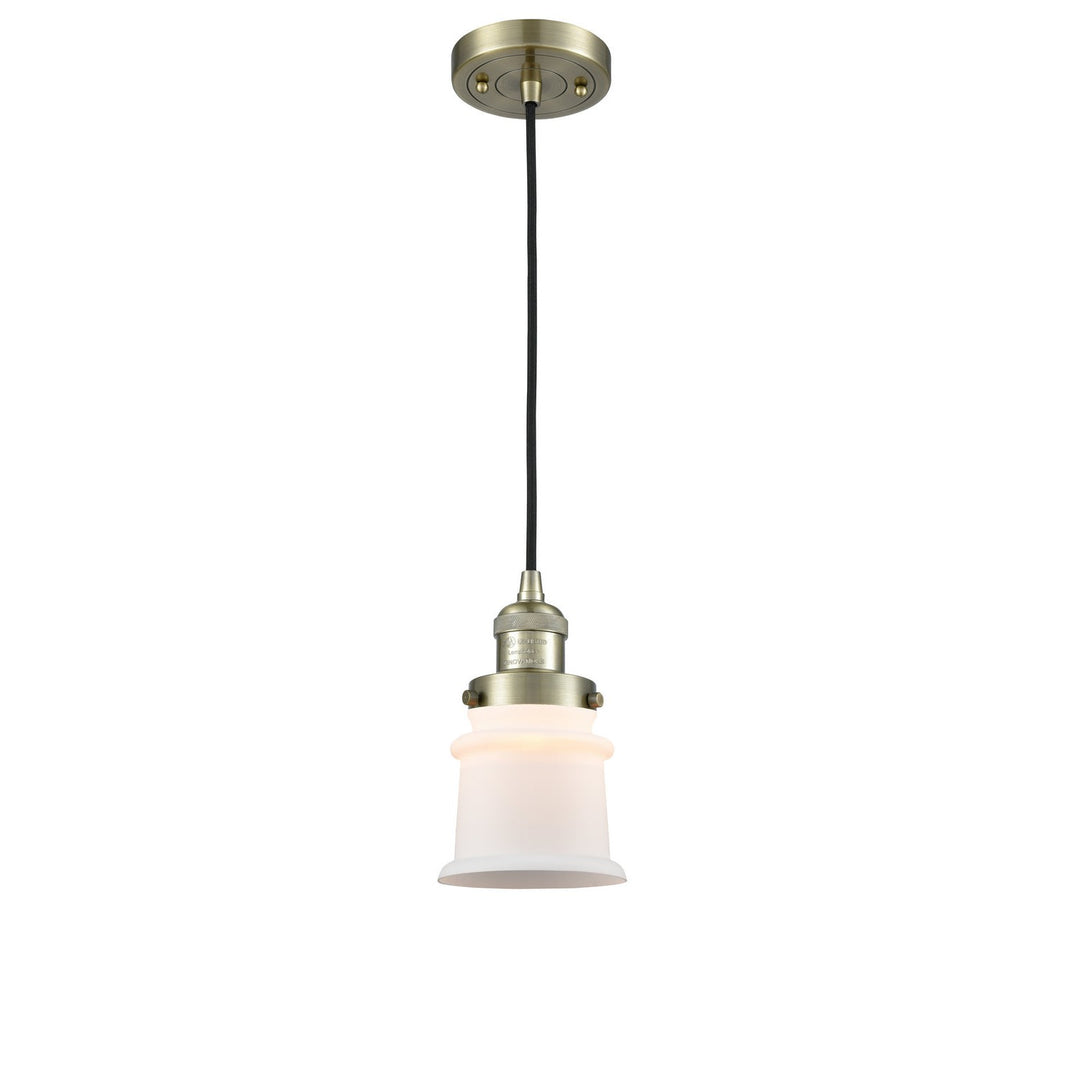 Innovations Franklin Restoration 201C-AB-G181S Pendant Light - Antique Brass