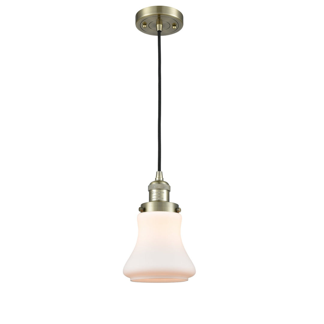 Innovations Franklin Restoration 201C-AB-G191-LED Pendant Light - Antique Brass