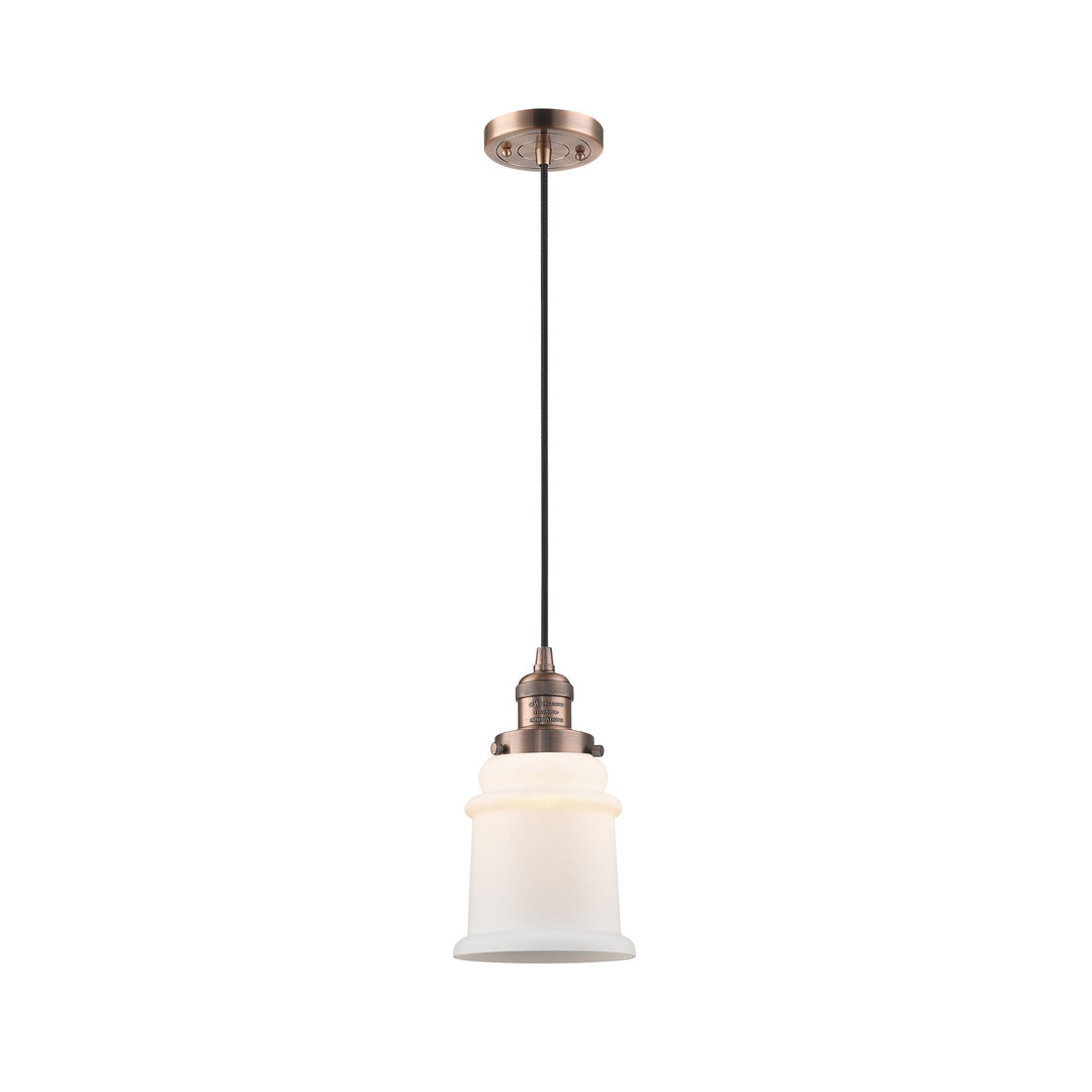 Innovations Franklin Restoration 201C-AC-G181 Pendant Light - Antique Copper