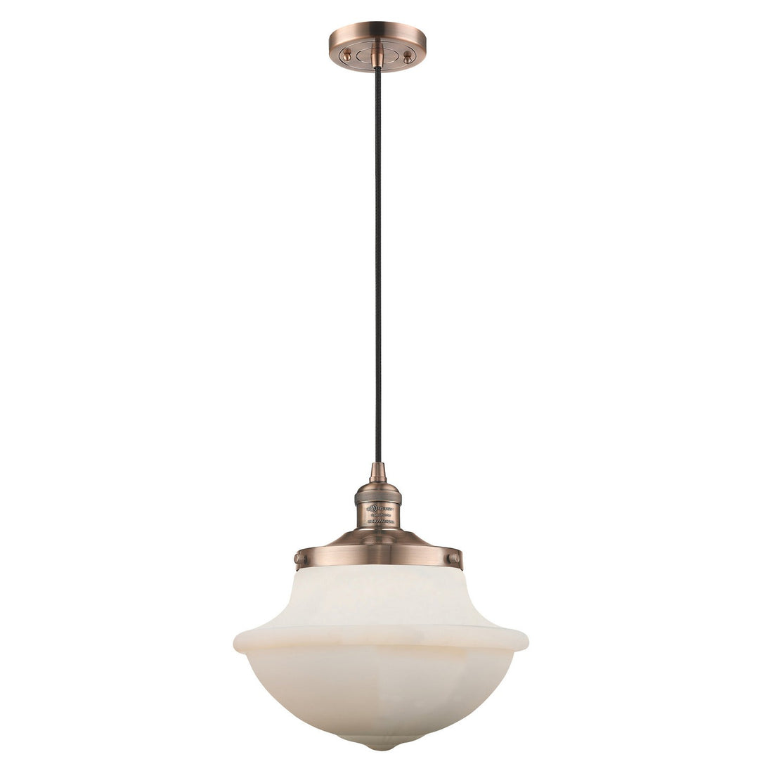 Innovations Franklin Restoration 201C-AC-G541 Pendant Light - Antique Copper