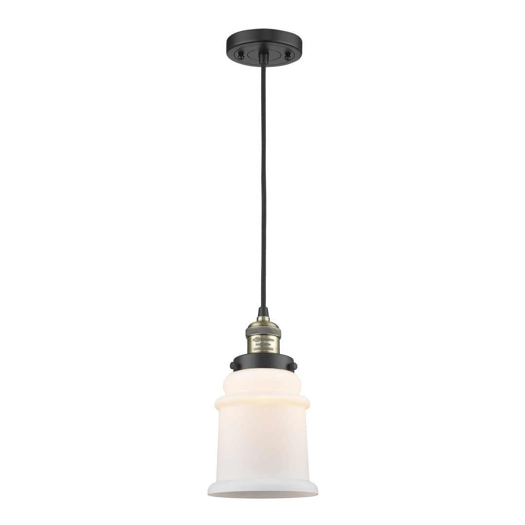 Innovations Franklin Restoration 201C-BAB-G181-LED Pendant Light - Black Antique Brass