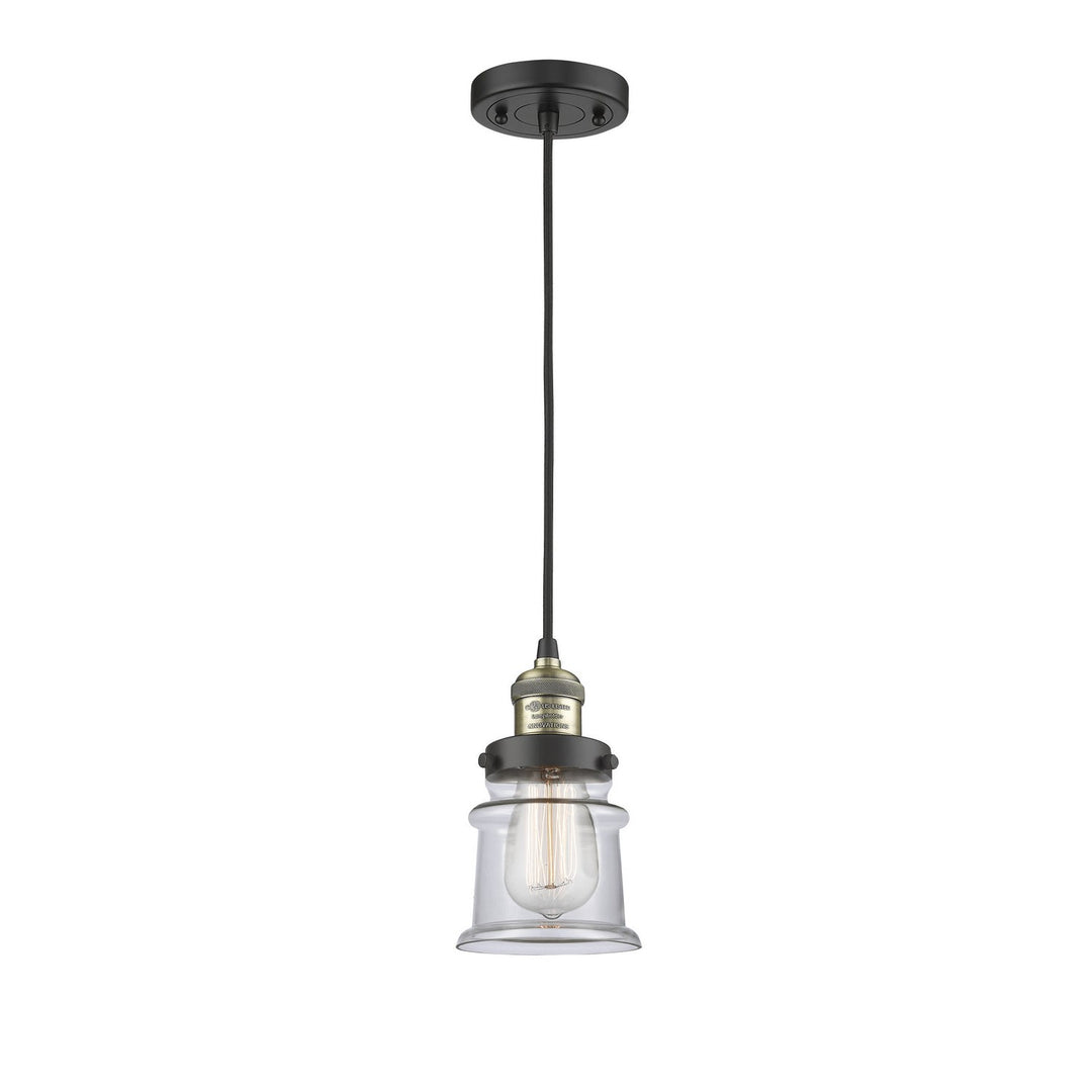 Innovations Franklin Restoration 201C-BAB-G182S-LED Pendant Light - Black Antique Brass