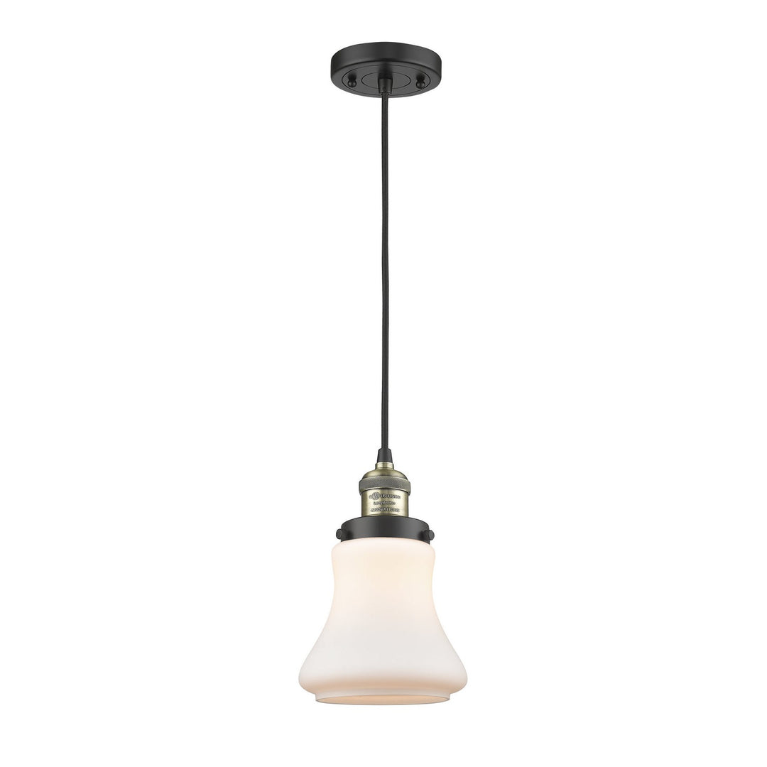 Innovations Franklin Restoration 201C-BAB-G191-LED Pendant Light - Black Antique Brass