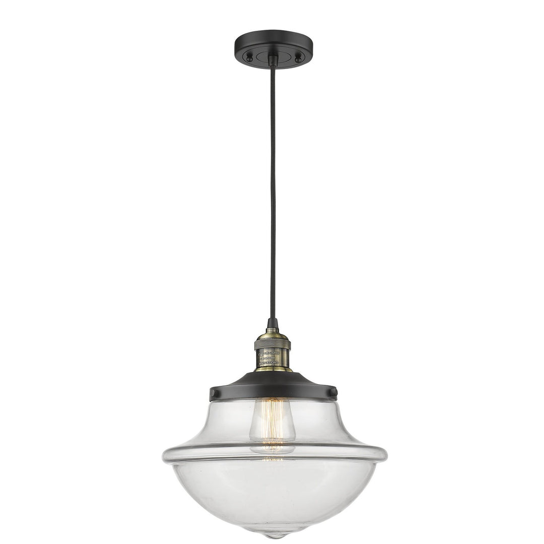 Innovations Franklin Restoration 201C-BAB-G542-LED Pendant Light - Black Antique Brass