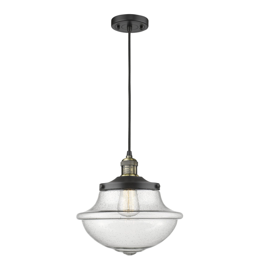 Innovations Franklin Restoration 201C-BAB-G544 Pendant Light - Black Antique Brass