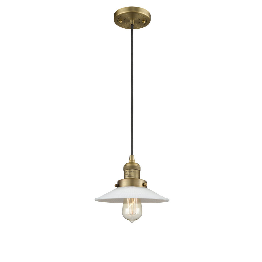 Innovations Franklin Restoration 201C-BB-G1 Pendant Light - Brushed Brass