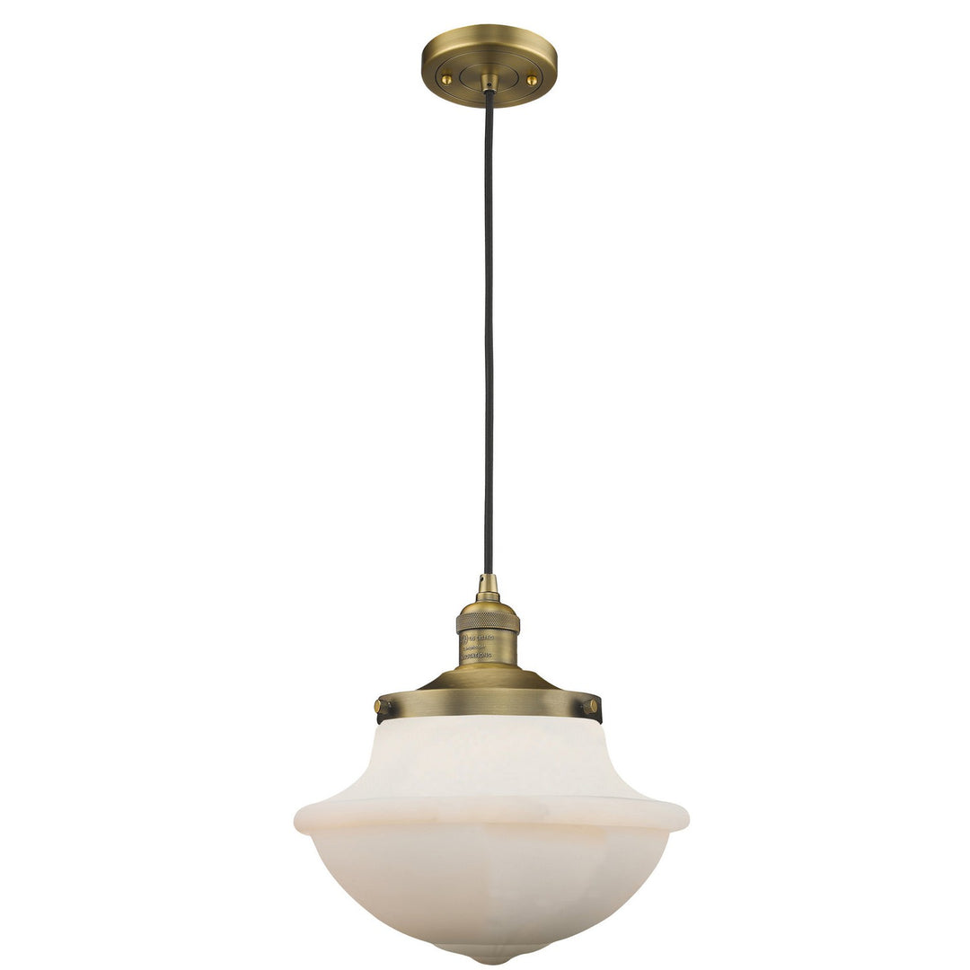 Innovations Franklin Restoration 201C-BB-G541 Pendant Light - Brushed Brass
