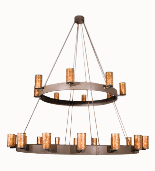 Meyda Tiffany Chappell 100641 Chandelier Light - Timeless Bronze