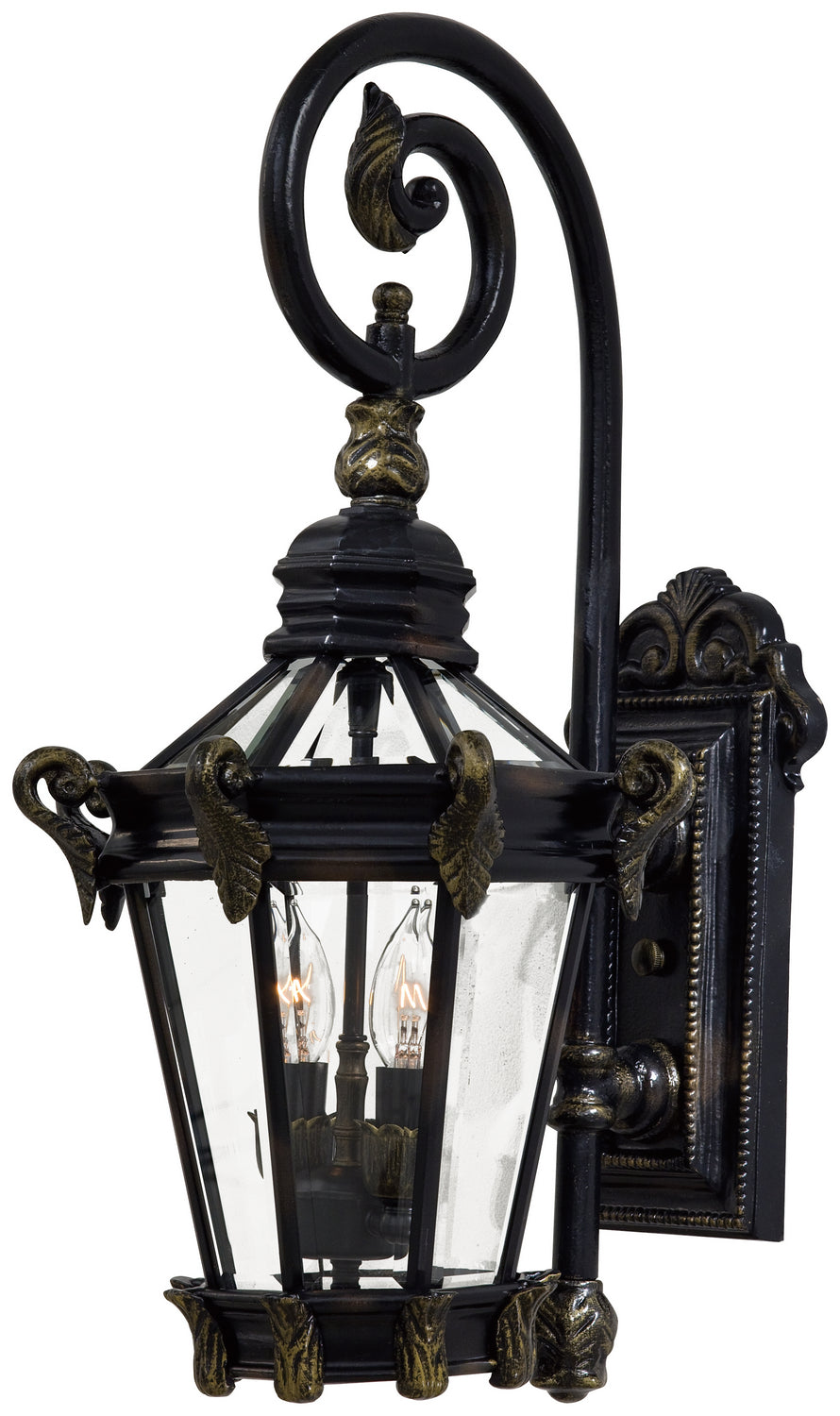 Minka-Lavery Lighting 8931-95 Stratford Hall Two Light Wall Mount Outdoor Bronze / Dark