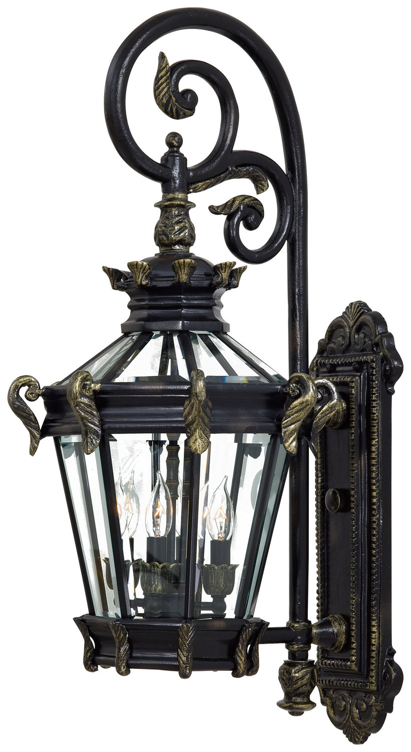 Minka-Lavery Lighting 8932-95 Stratford Hall Four Light Wall Mount Outdoor Bronze / Dark