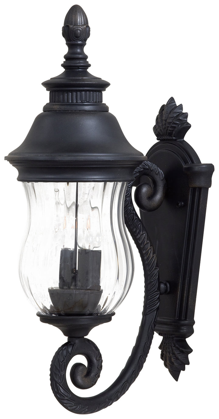 Minka-Lavery Lighting 8900-94 Newport Two Light Wall Mount Outdoor Bronze / Dark