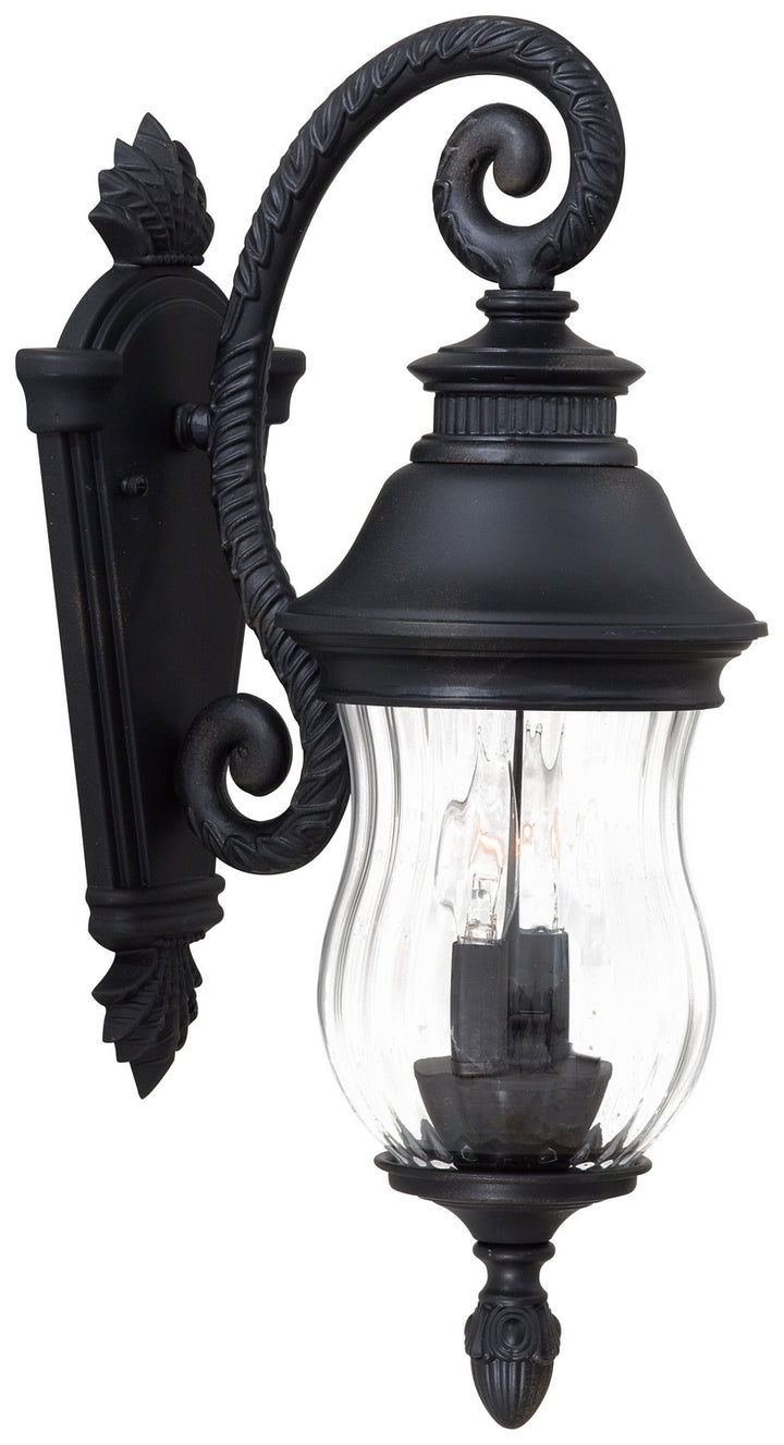 Minka-Lavery Lighting 8907-94 Newport Two Light Wall Mount Outdoor Bronze / Dark