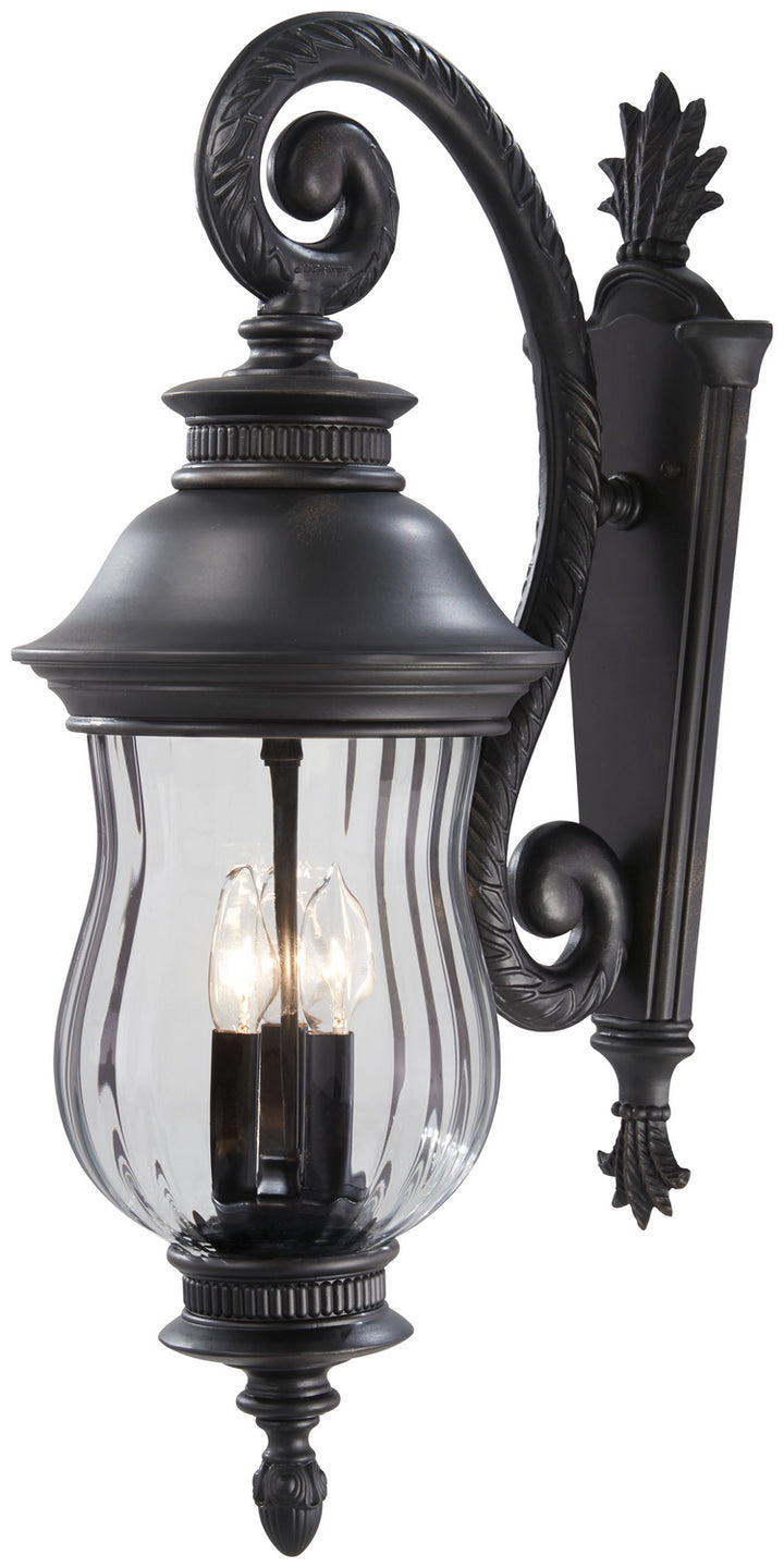 Minka-Lavery Lighting 8902-94 Newport Three Light Outdoor Wall Mount Outdoor Bronze / Dark