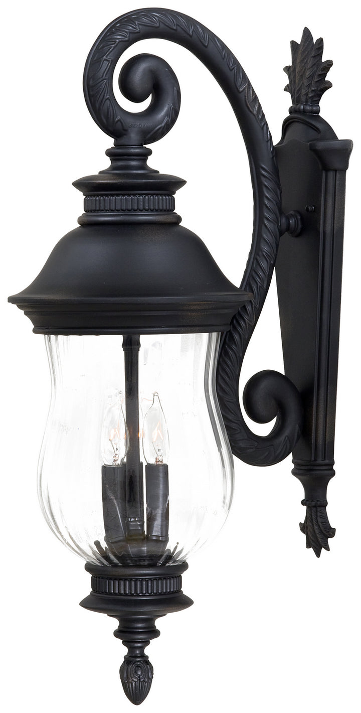 Minka-Lavery Lighting 8902-94 Newport Three Light Outdoor Wall Mount Outdoor Bronze / Dark