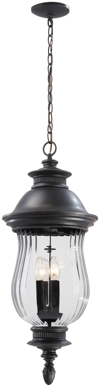 Minka-Lavery Lighting 8904-94 Newport Four Light Chain Hung Outdoor Bronze / Dark