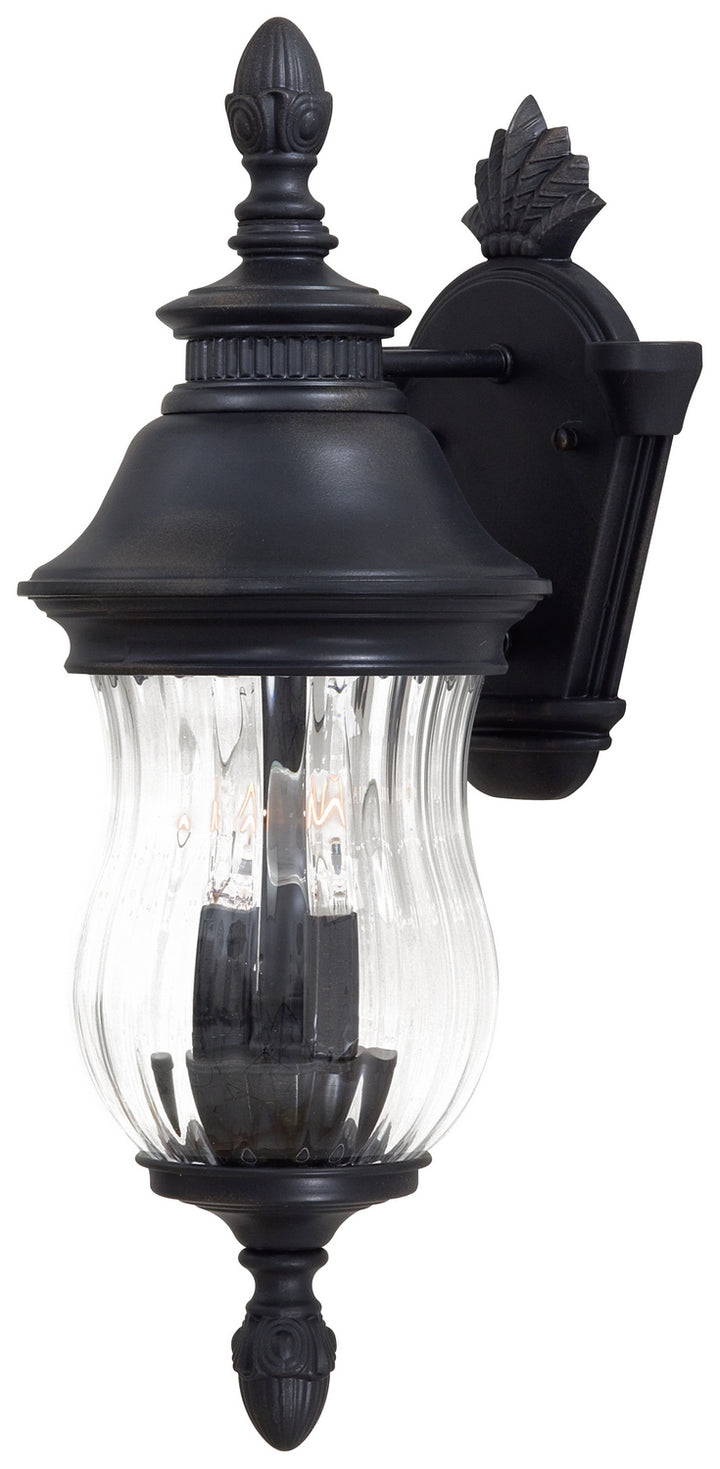 Minka-Lavery Lighting 8905-94 Newport Two Light Wall Mount Outdoor Bronze / Dark