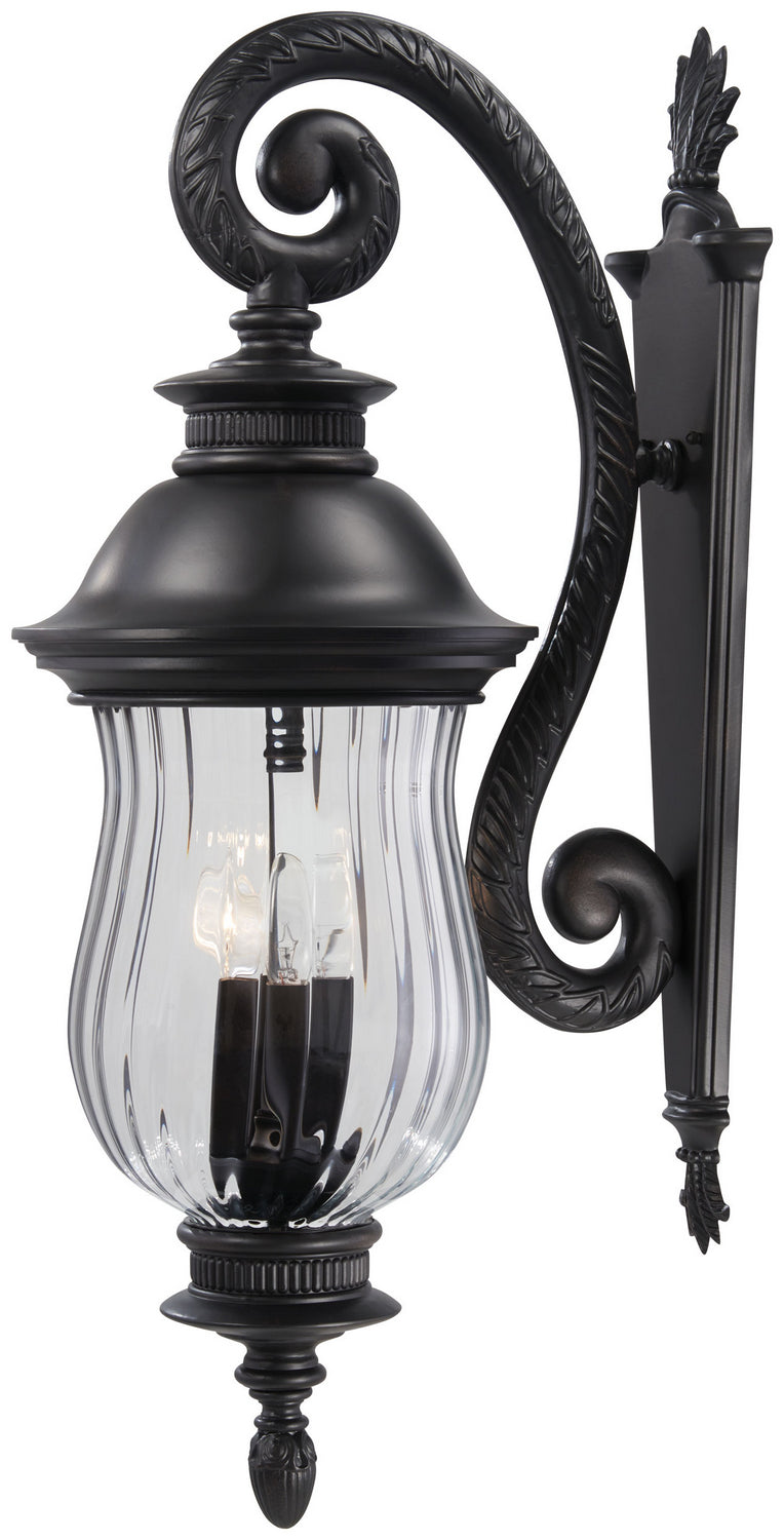 Minka-Lavery Lighting 8908-94 Newport Four Light Wall Mount Outdoor Bronze / Dark