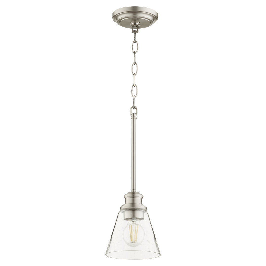 Quorum Dunbar 309-65 Pendant Light - Satin Nickel