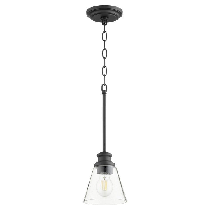 Quorum Dunbar 309-69 Pendant Light - Textured Black