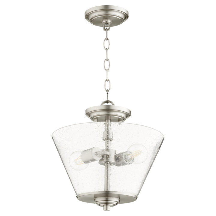 Quorum Dunbar 3609-13-65 Ceiling Light - Satin Nickel