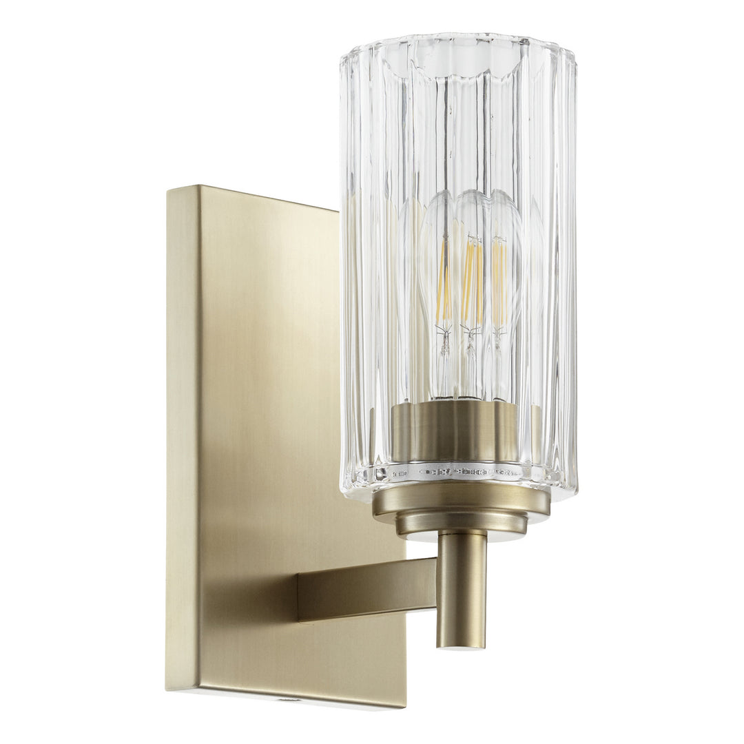 Quorum 502 Series 502-1-80 Wall Sconce Light - Aged Brass