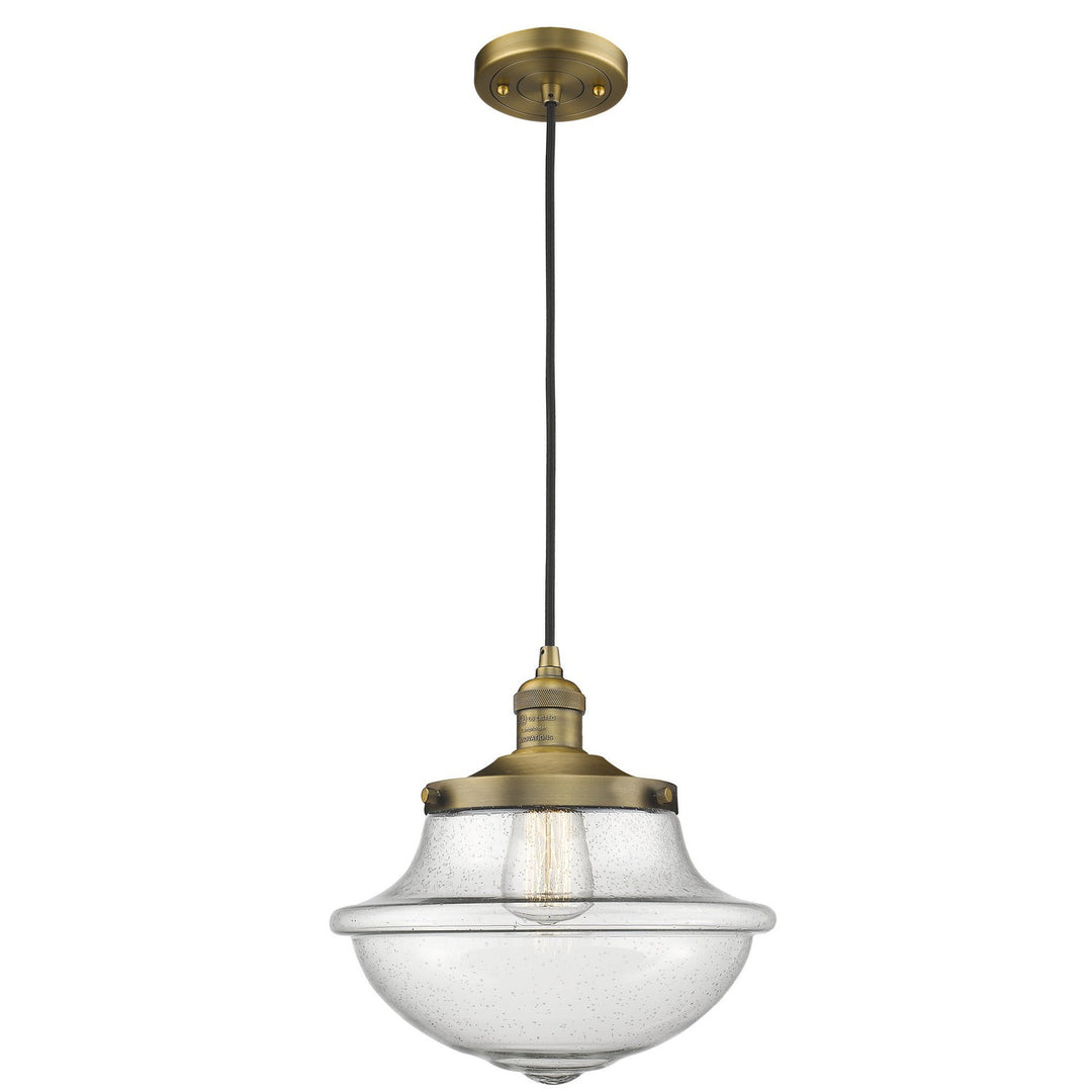 Innovations Franklin Restoration 201C-BB-G544-LED Pendant Light - Brushed Brass