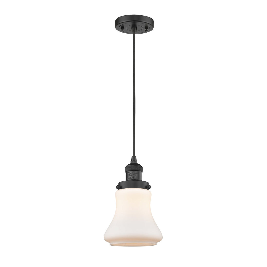 Innovations Franklin Restoration 201C-BK-G191-LED Pendant Light - Matte Black