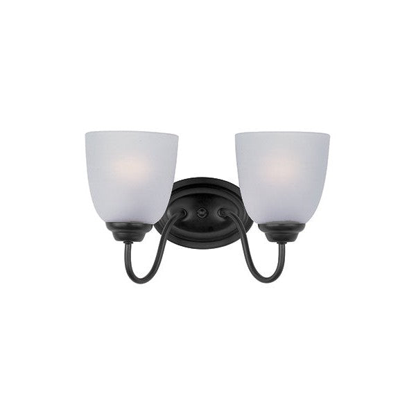 Maxim Stefan 10072FTBK Bath Vanity Light 14 in. wide - Black