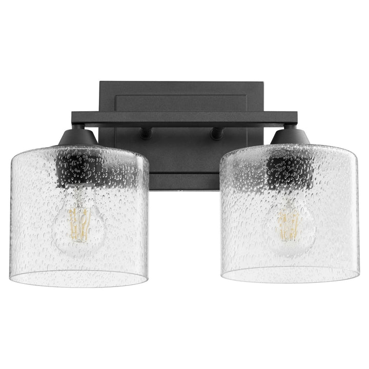 Quorum Dakota 5202-2-69 Bath Vanity Light 15 in. wide - Textured Black
