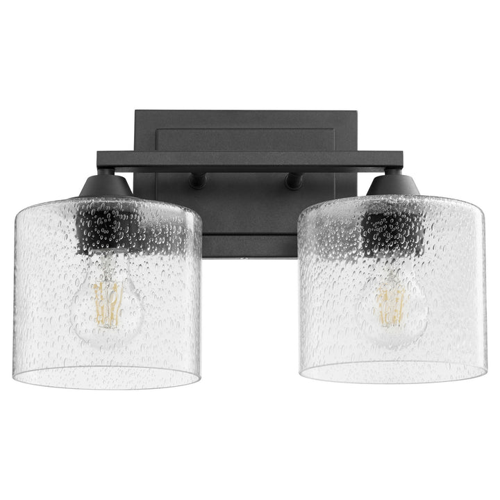Quorum Dakota 5202-2-69 Bath Vanity Light 15 in. wide - Textured Black