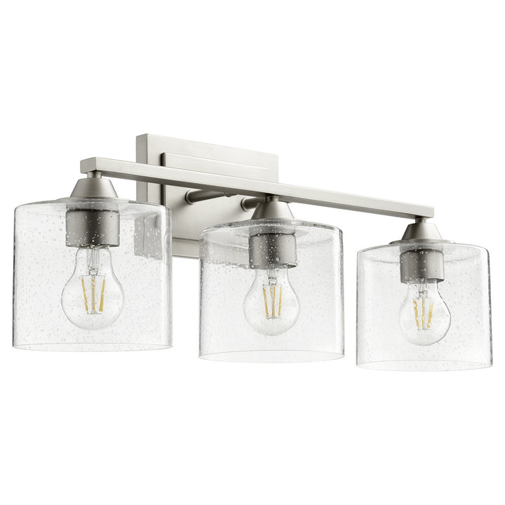 Quorum Dakota 5202-3-65 Bath Vanity Light 24 in. wide - Satin Nickel