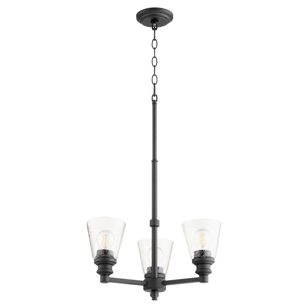 Quorum Dunbar 609-3-69 Chandelier Light - Noir