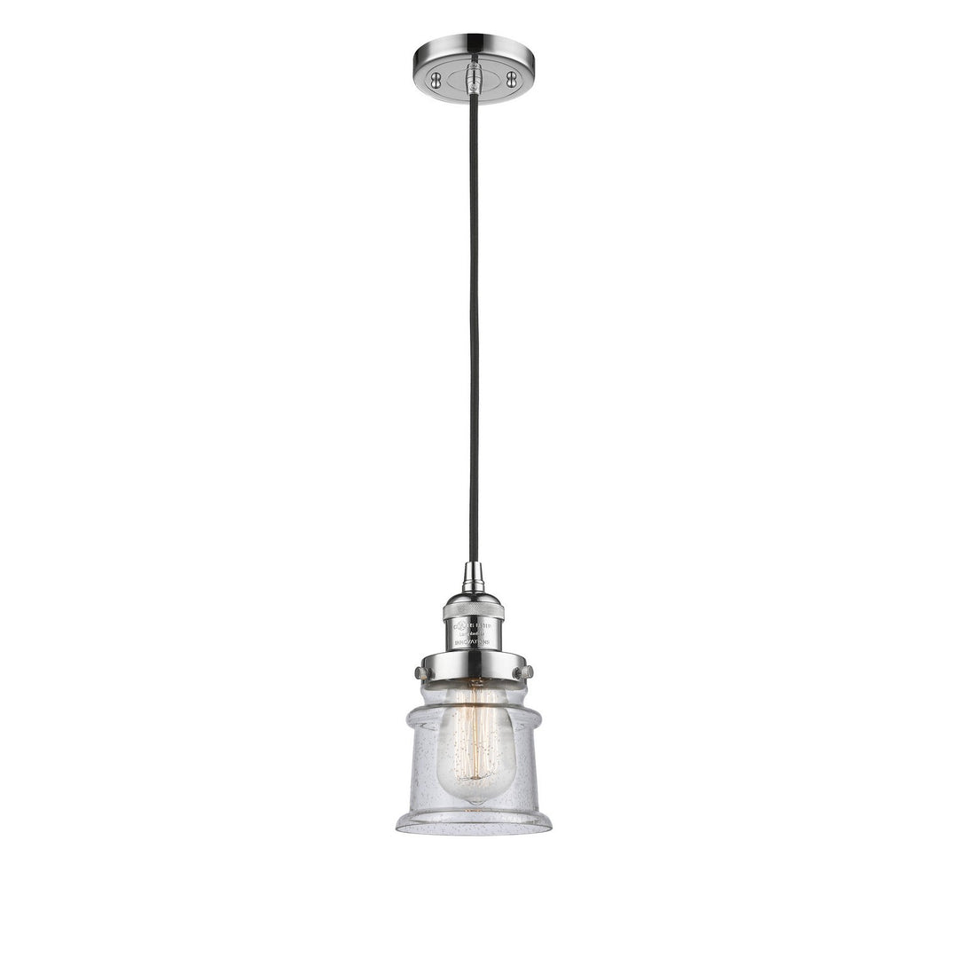 Innovations Franklin Restoration 201C-PC-G184S Pendant Light - Polished Chrome