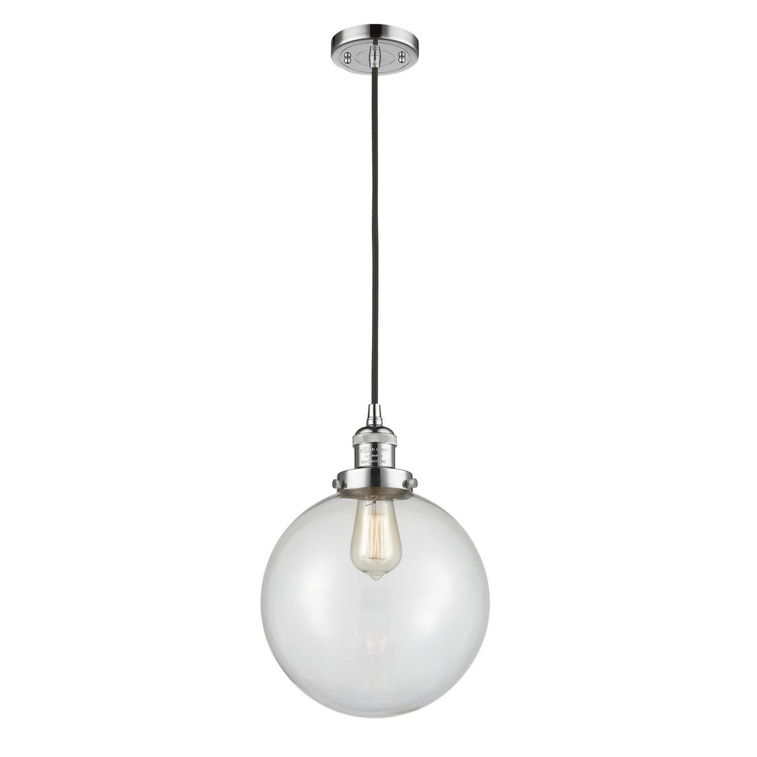 Innovations Franklin Restoration 201C-PC-G202-10 Pendant Light - Polished Chrome