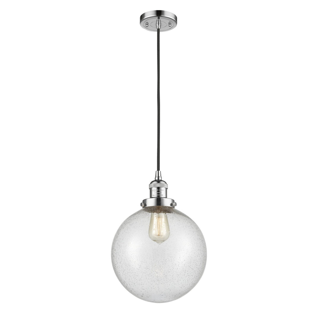 Innovations Franklin Restoration 201C-PC-G204-10 Pendant Light - Polished Chrome