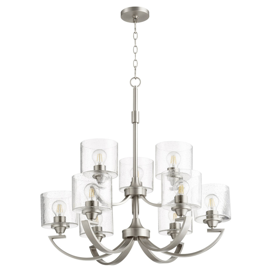 Quorum Dakota 6202-9-65 Chandelier Light - Satin Nickel