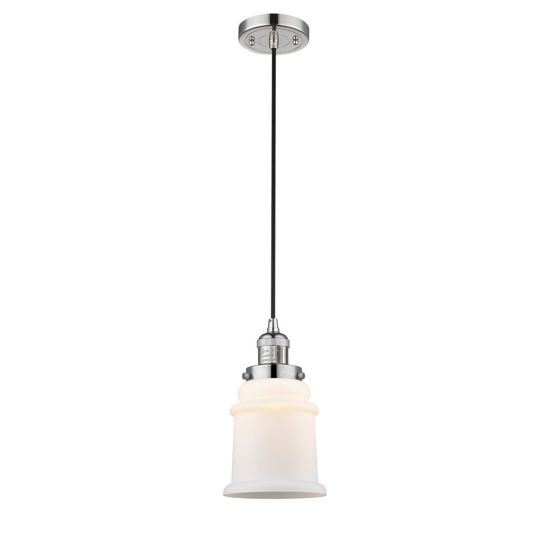 Innovations Franklin Restoration 201C-PN-G181-LED Pendant Light - Polished Nickel