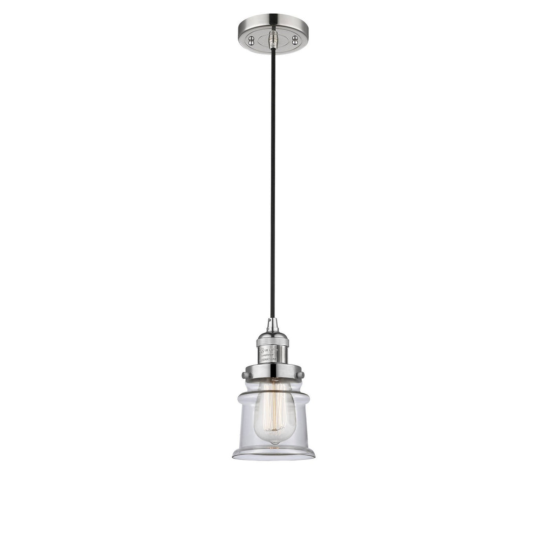 Innovations Franklin Restoration 201C-PN-G182S Pendant Light - Polished Nickel