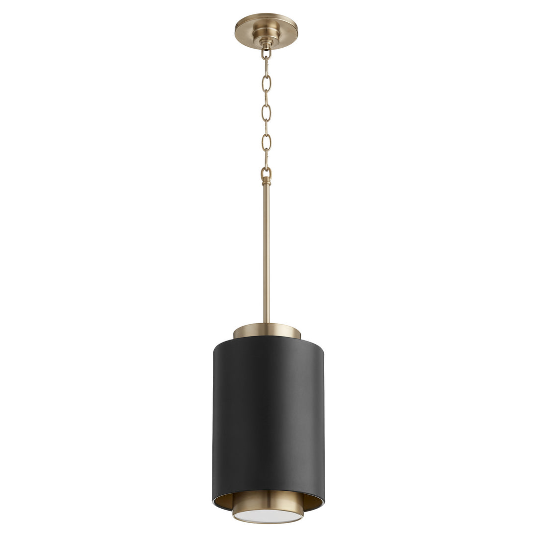 Quorum Cylinder Pendants 8008-6980 Pendant Light - Textured Black