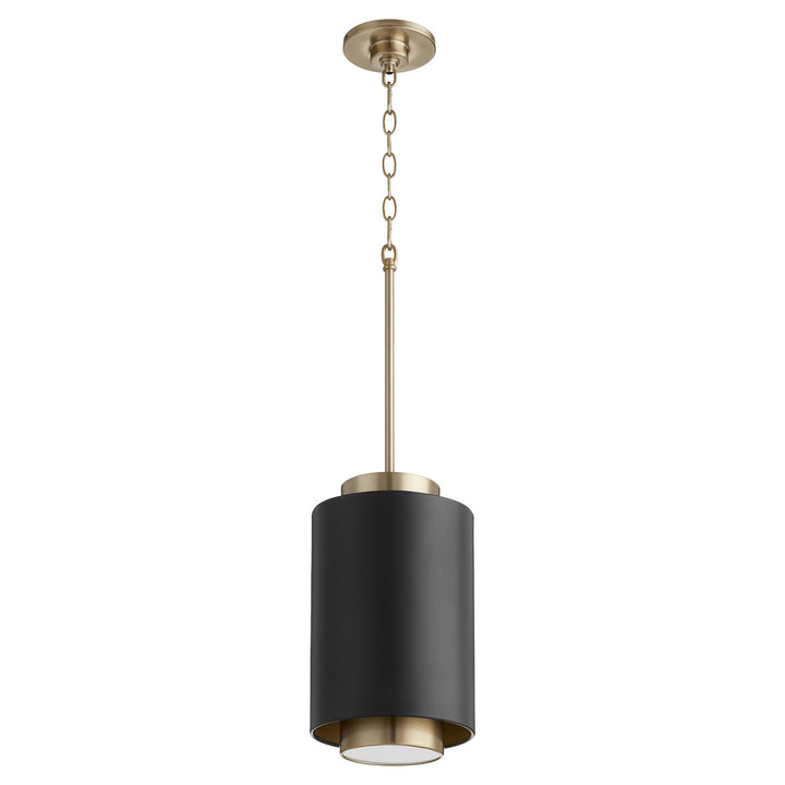 Quorum Cylinder Pendants 8008-6980 Pendant Light - Textured Black