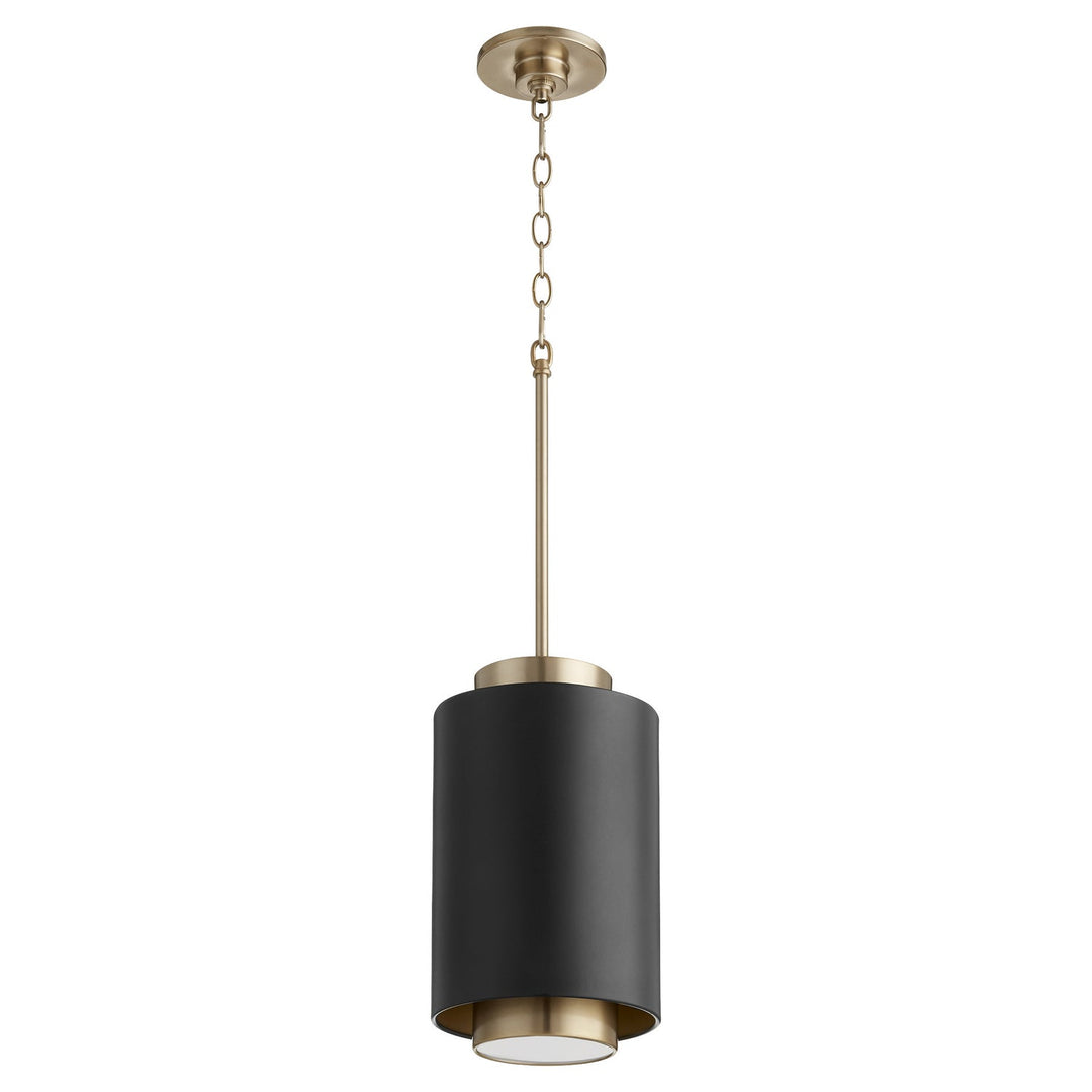Quorum Cylinder Pendants 8008-6980 Pendant Light - Textured Black